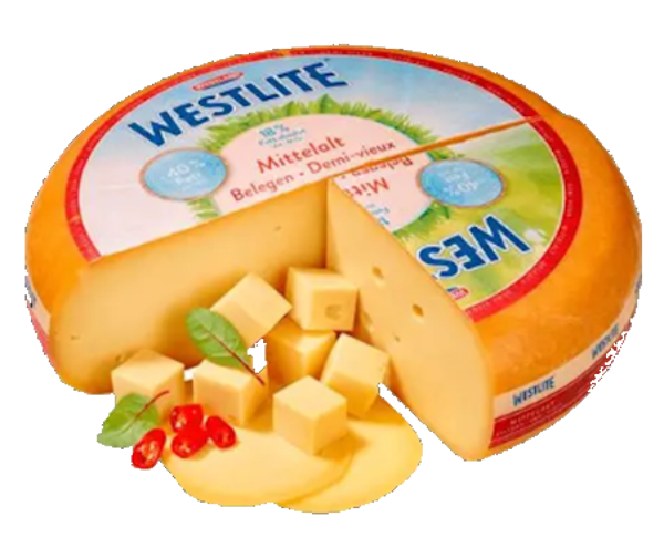 * RECLAME * West Lite belegenkaas € 0,50  vacumeren extra per stuk kaas