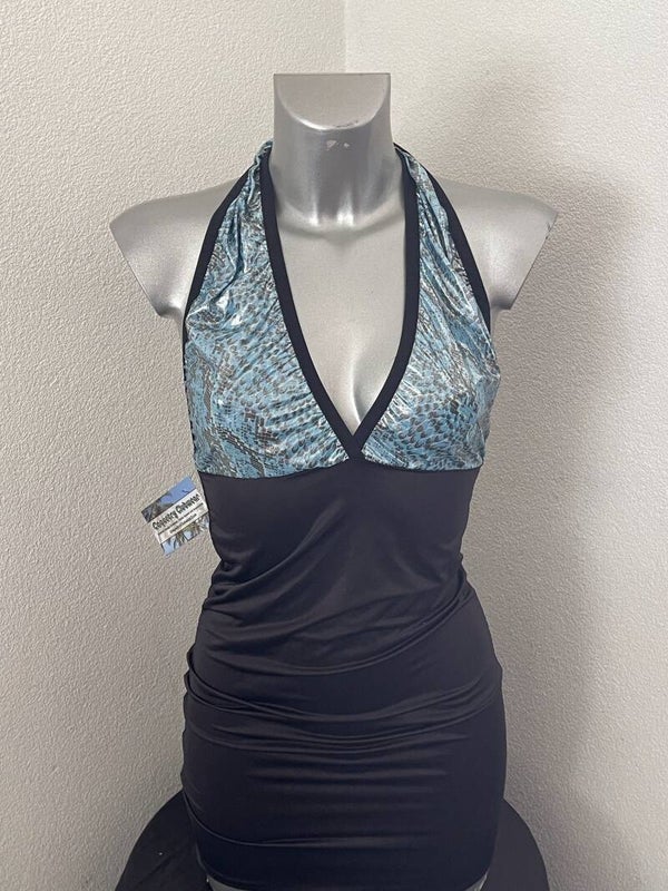 Feestelijk halter jurkje