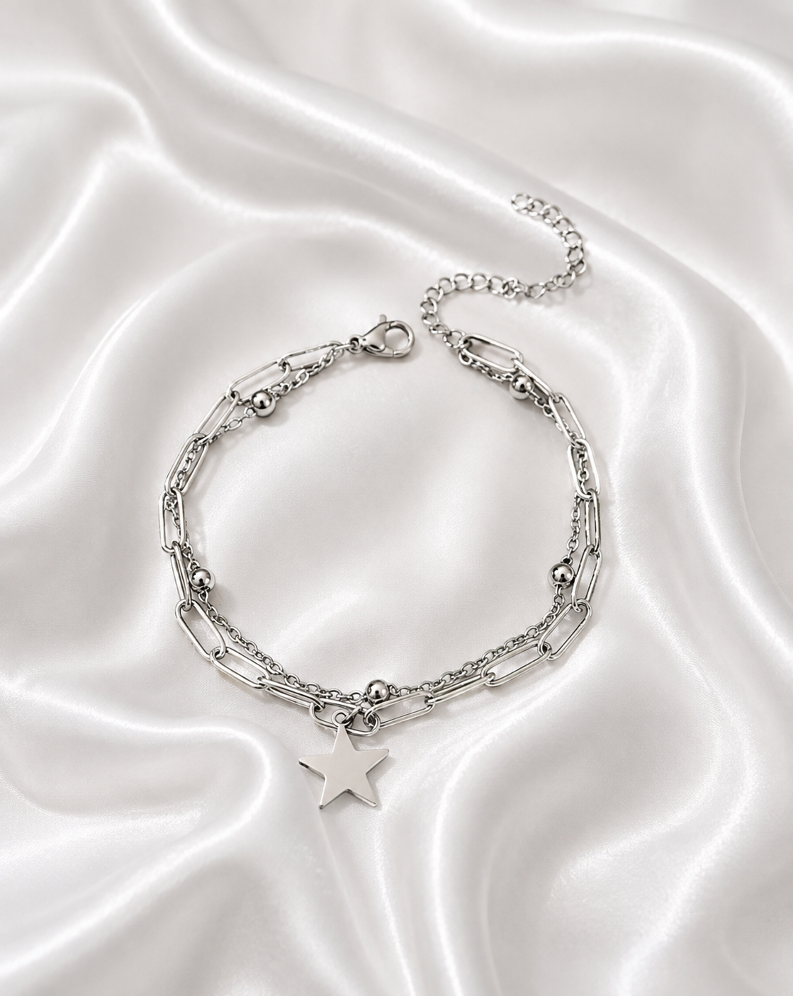 Bracelet double étoile