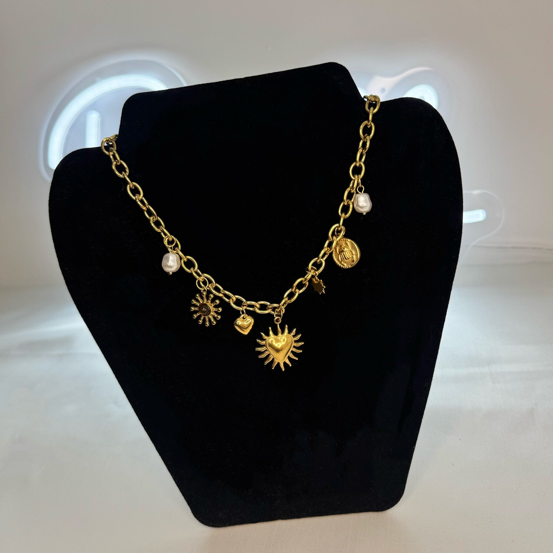 Collier charms cœur