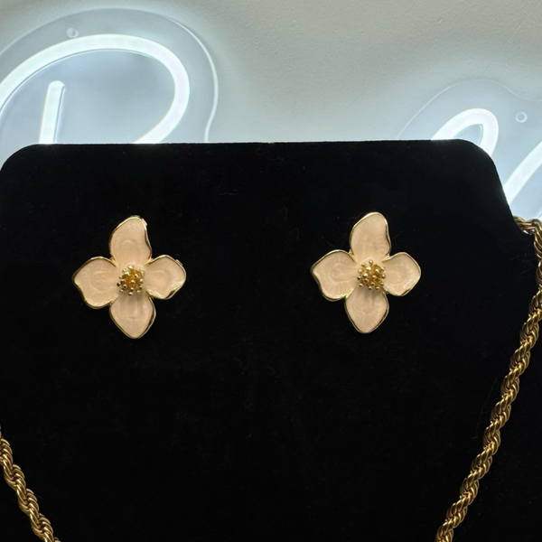 Boucles d’oreilles fleurs