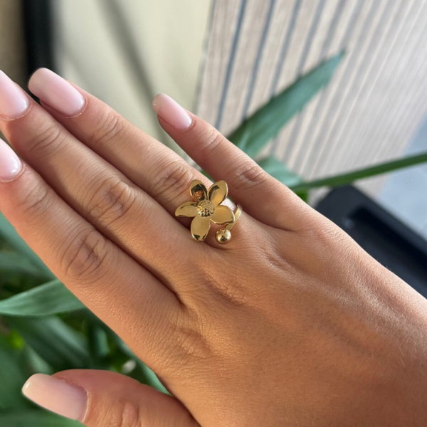 Bague fleurs