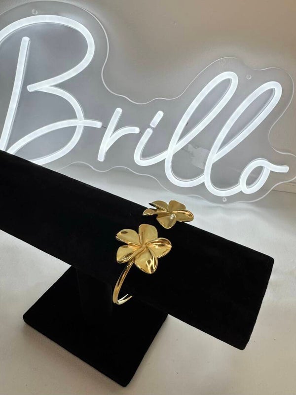 Bracelet Jonc fleurs