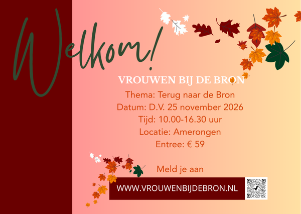 Vrouwen bij de Bron - 25 november 2026
