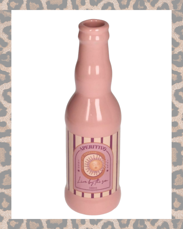 Vaas Aperitif keramiek roze