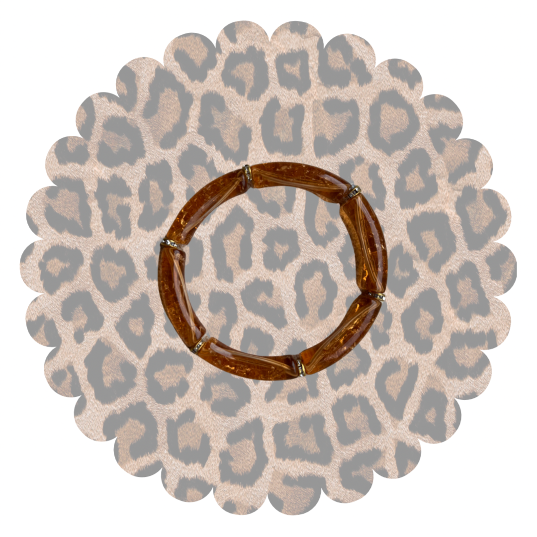Armband Chunky smal | Oranje/Goud