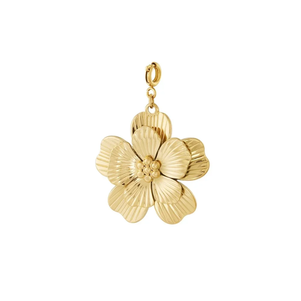 Charm flower power - Goud