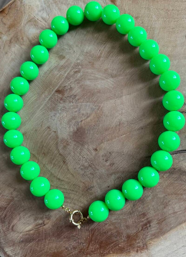 Ketting Neon Lime Green