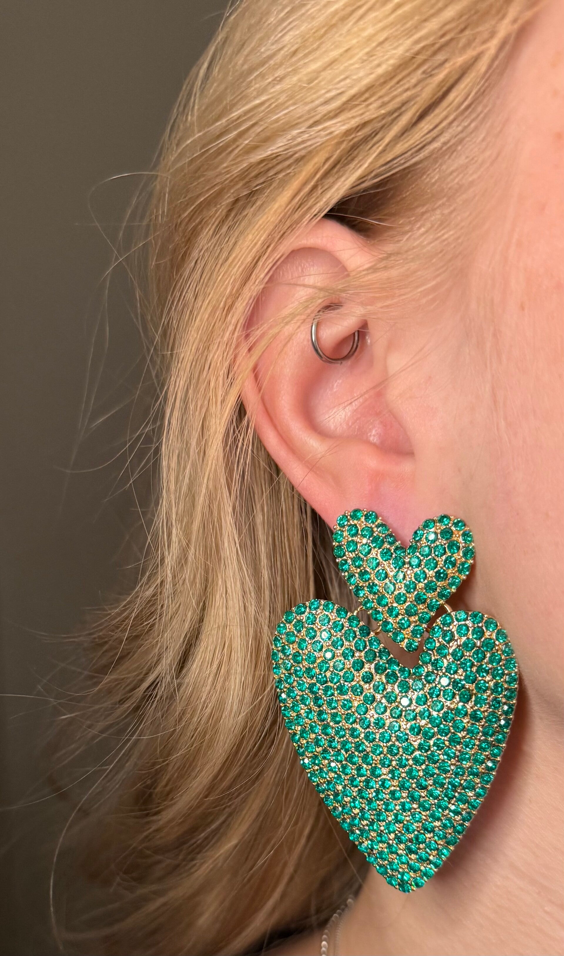 Chasing love, groen/goud