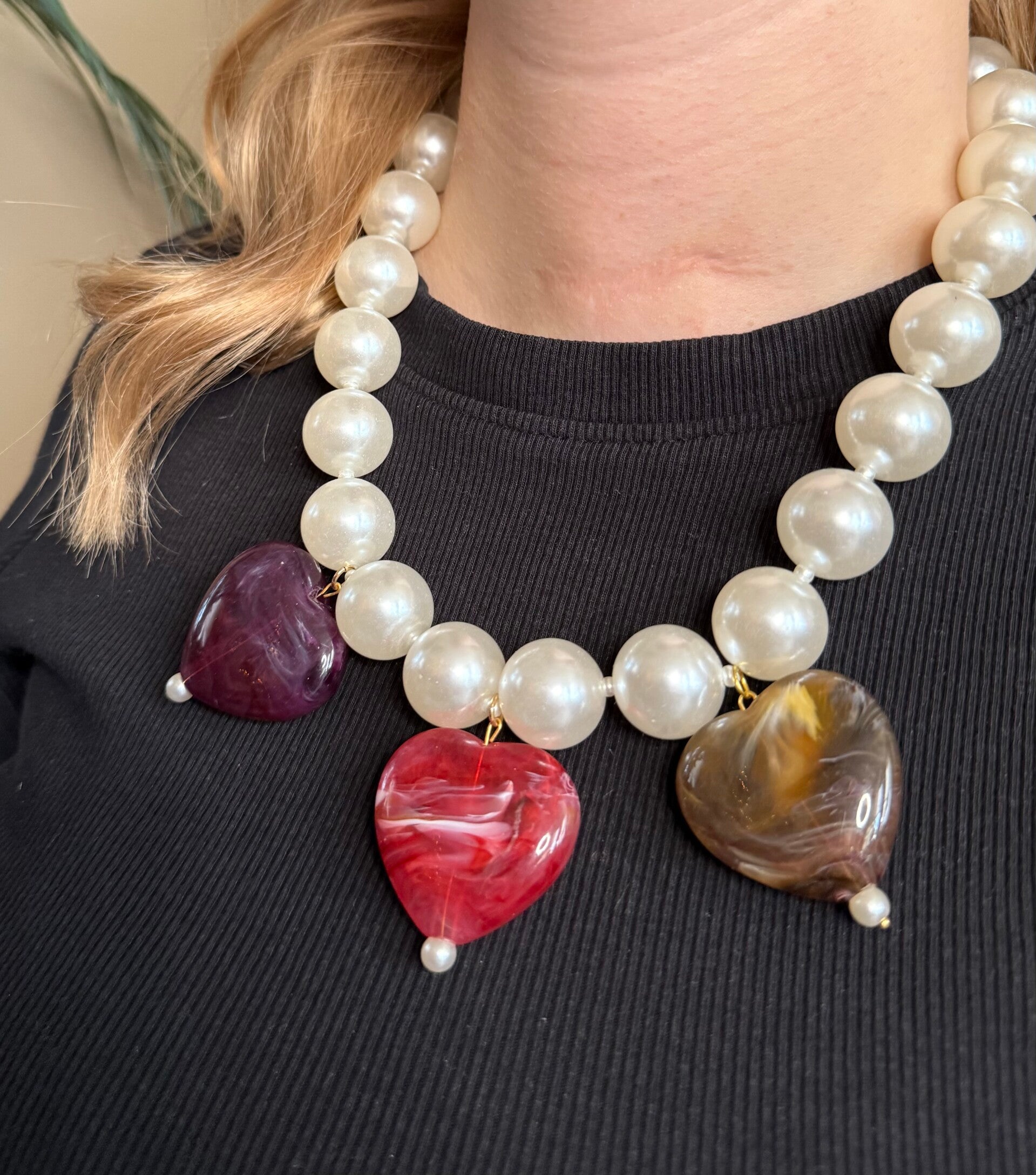 Lovely statement, paars-rood-bruin