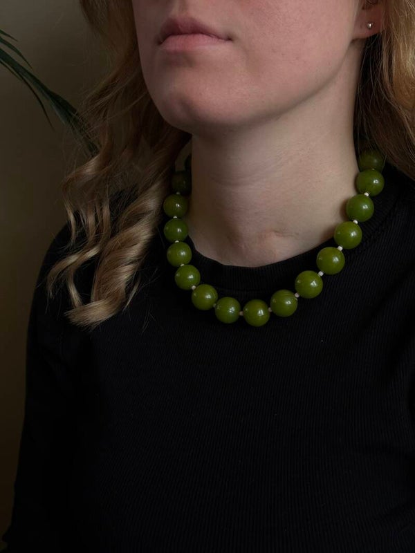 Liesje, groen/licht roze