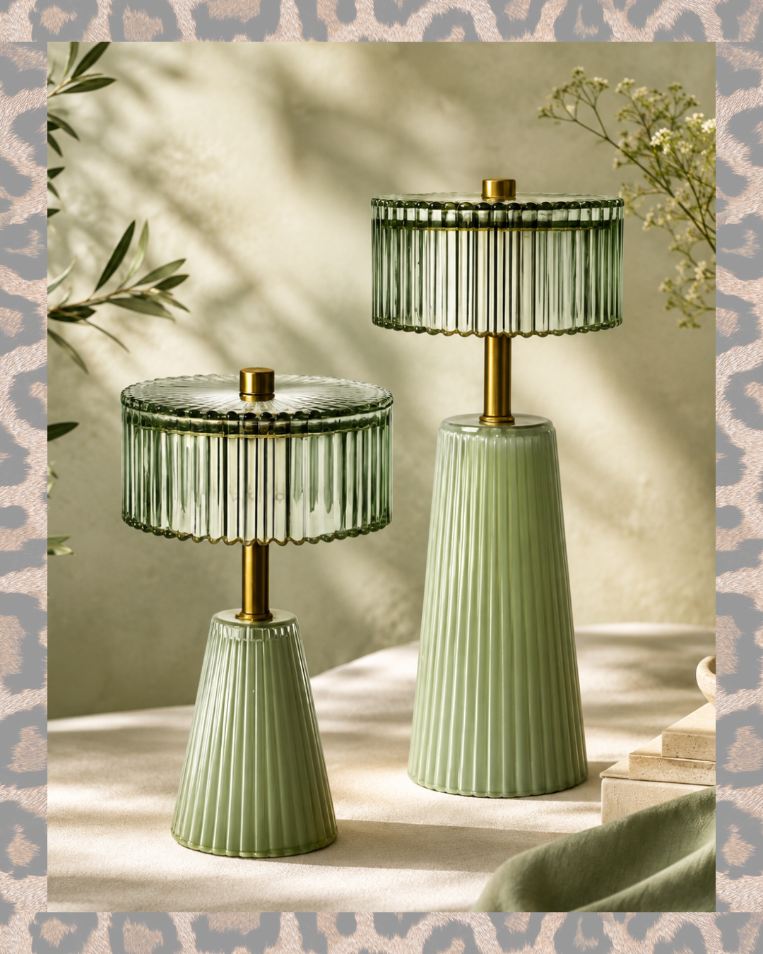 Nola ledlamp L, groen (werkt op batterijen)