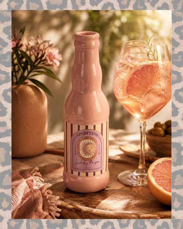 Vaas Aperitif keramiek roze