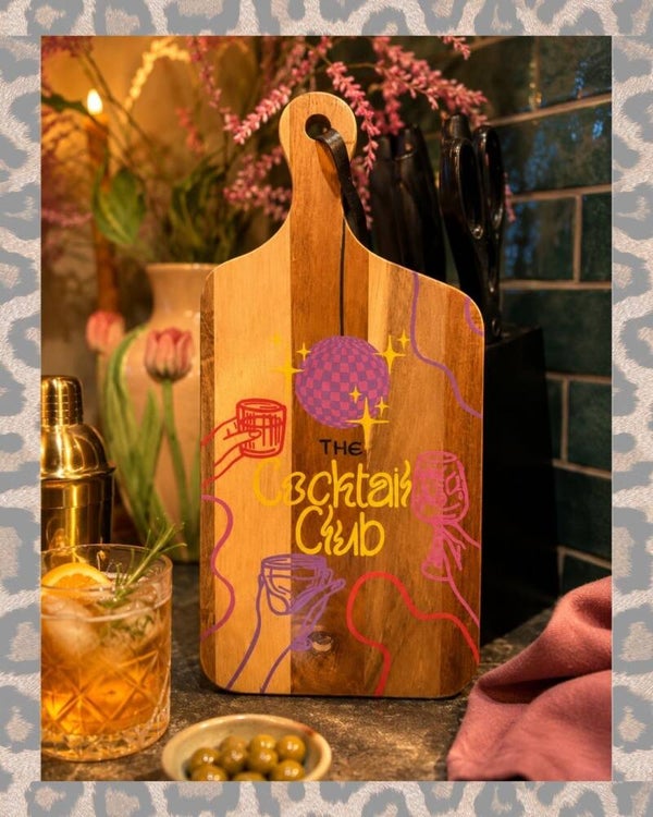 Cocktail club, handgeschilderd