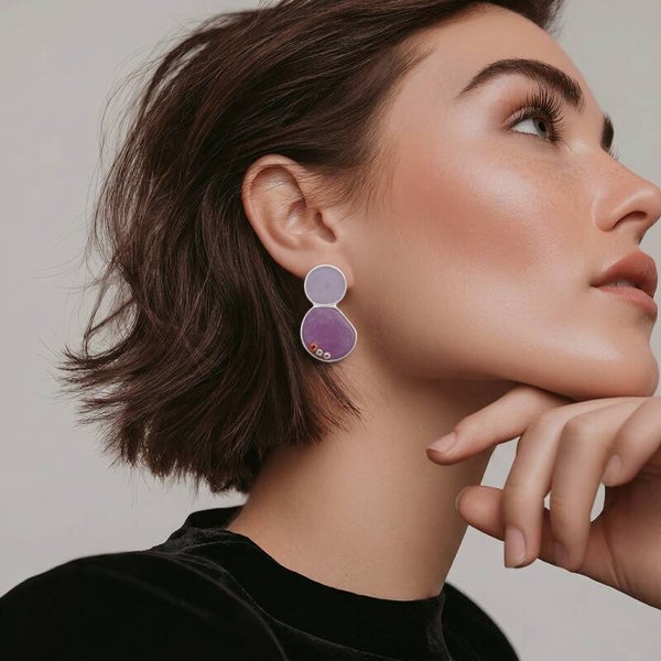 Purple Whisper Oorbellen