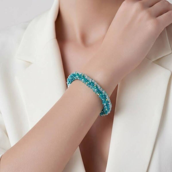 Zee-blauw armband