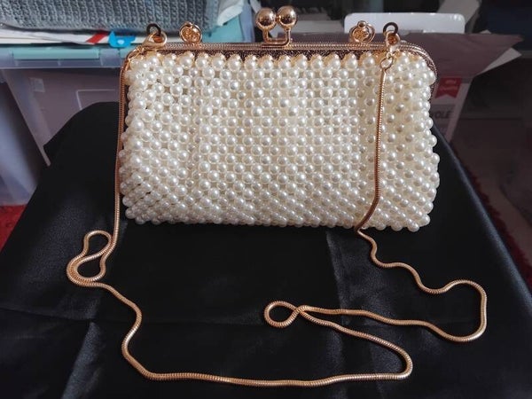 Sac de soirée perlé