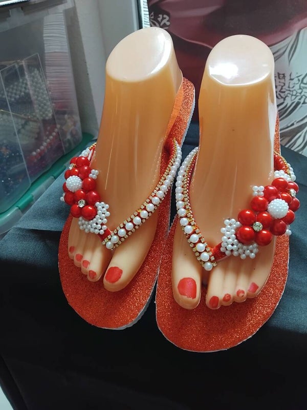 sandale rouge