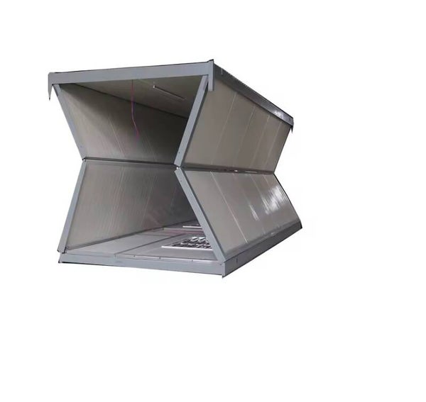 Caseta de Obra Plegable Largo 5m80 x Ancho 2m32 x 2.40 altura