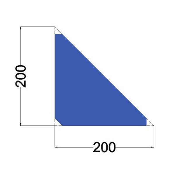 Rigidizadores de Vigas  200x200x8 mm