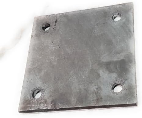 Placa de anclaje 150 x 150 en 8 mm. de espesor con cuatro taladros