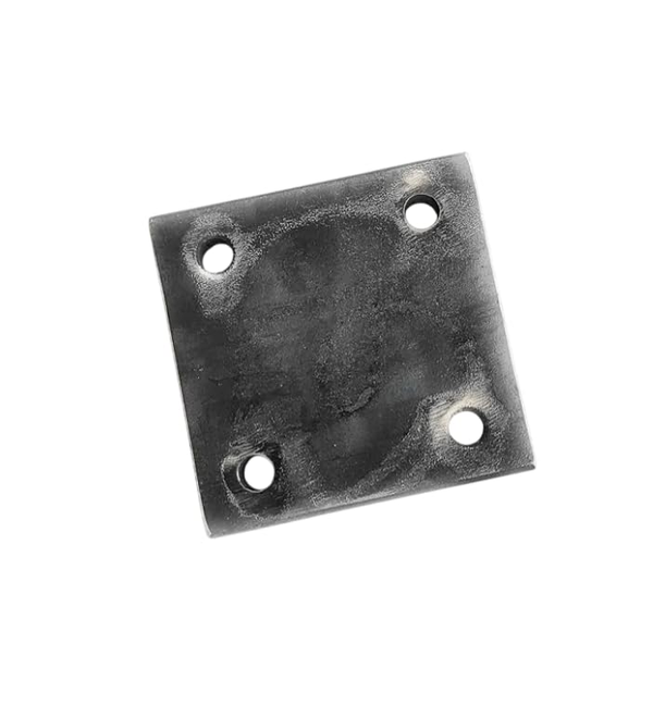 Placa de anclaje de 100x100x8 mm. Con taladros