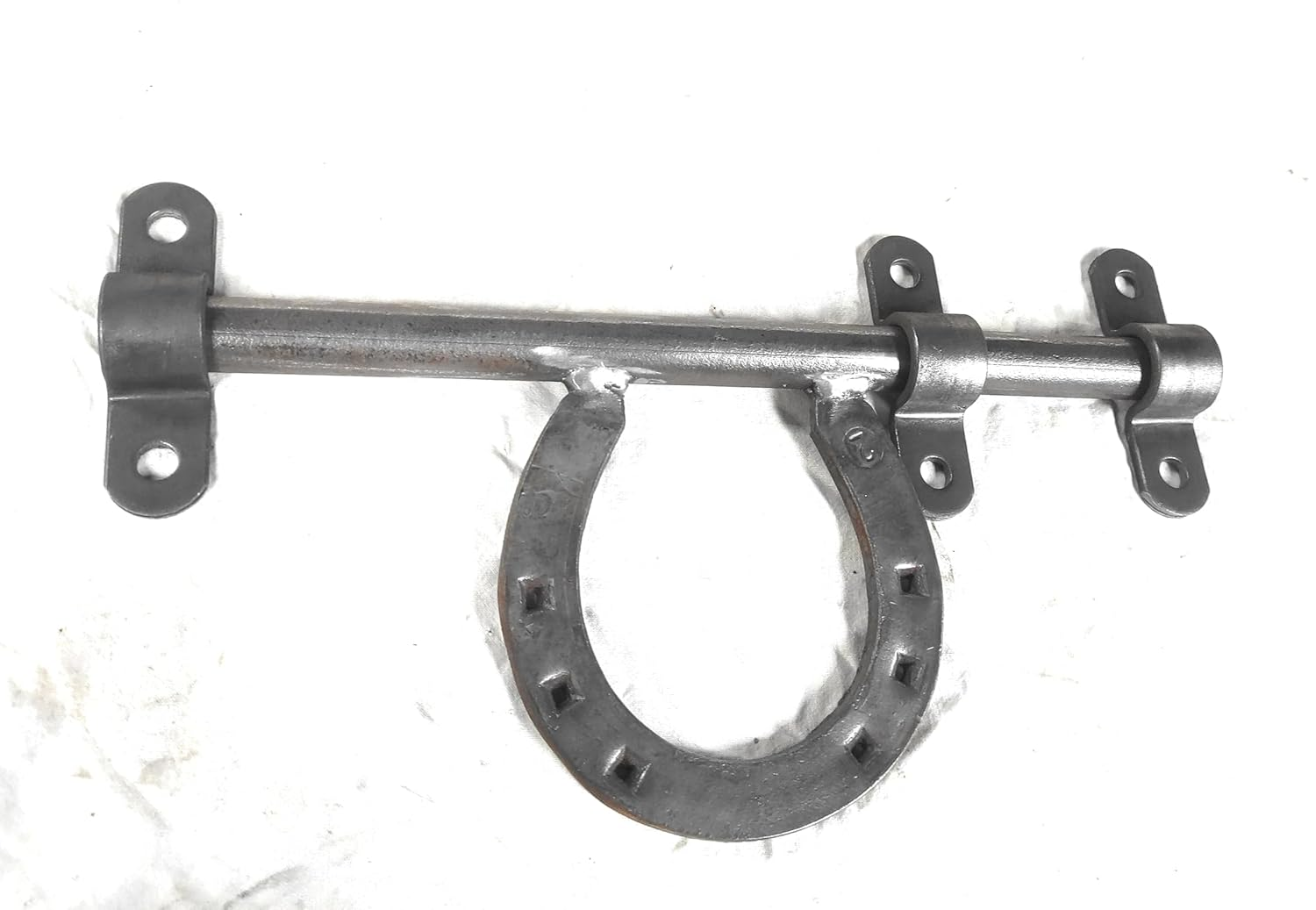 Cerrojo de forja herradura 33 cm.