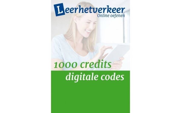 Theorie online leer het verkeer 1000 credits