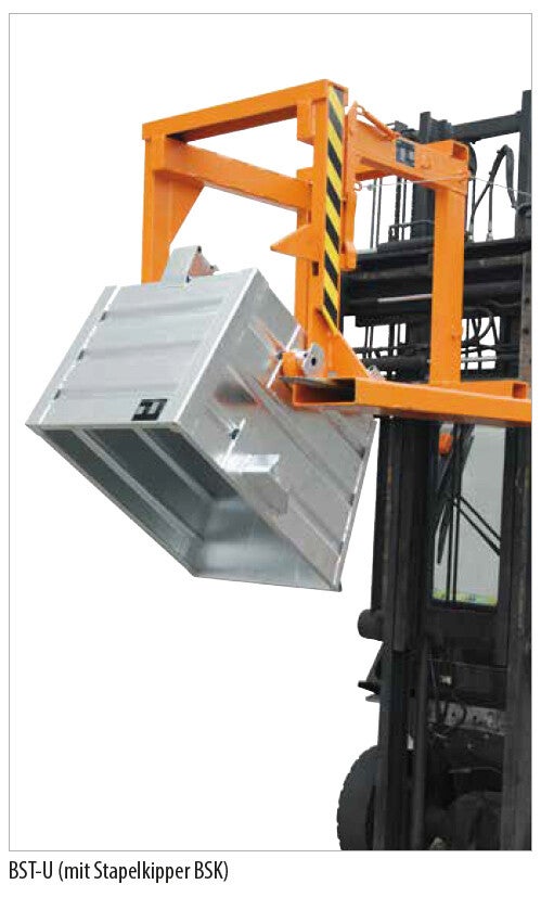 Traversen für Stapelkipper Typ BST / BKT - Traversen zum Auskippen der Stapelkipper