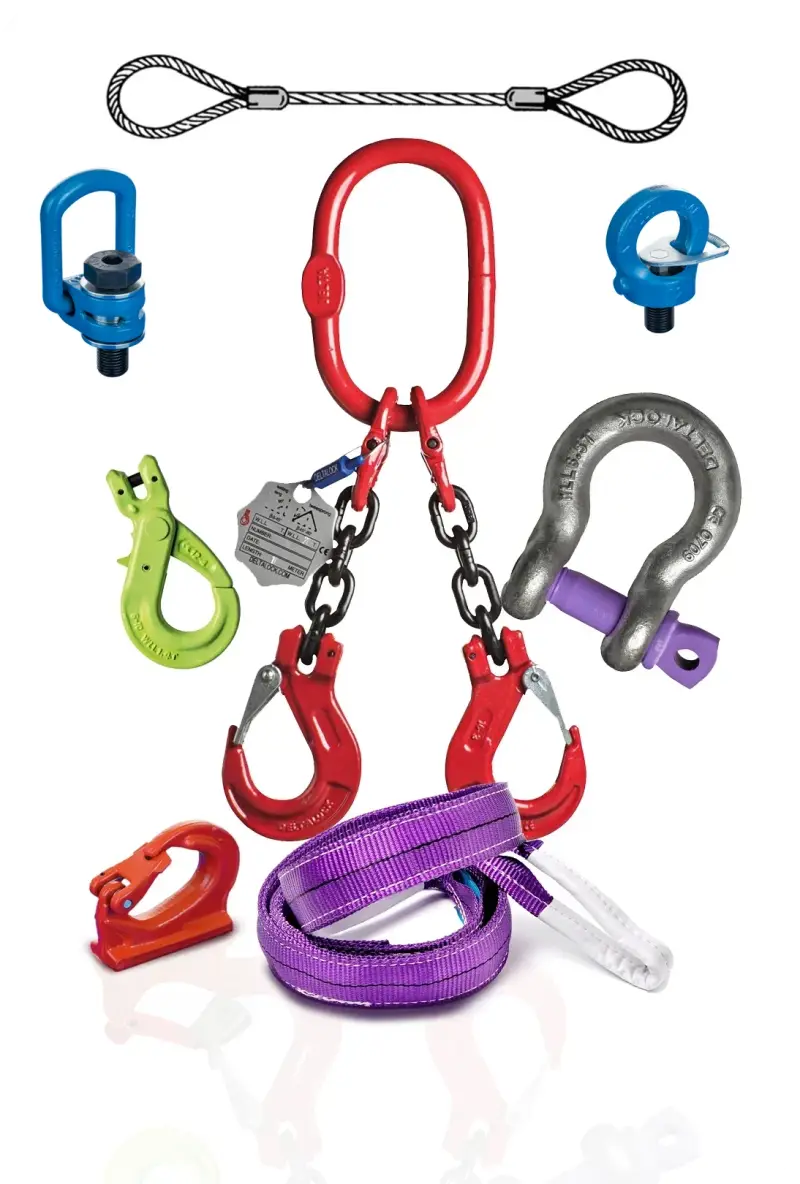 Kategorie Anschlagmittel – Rundschlingen, Kettengehänge und Anschlagpunkte