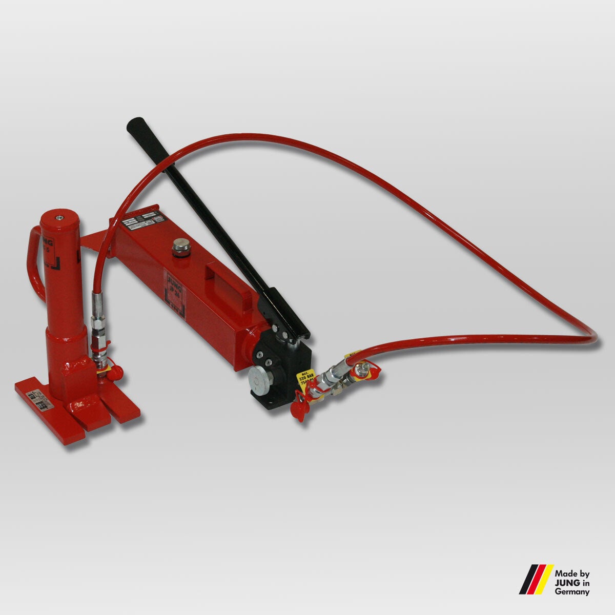 JUNG JSET 5 ⁄ 2 - Hubstempel Set mit Pumpe und Schlauch