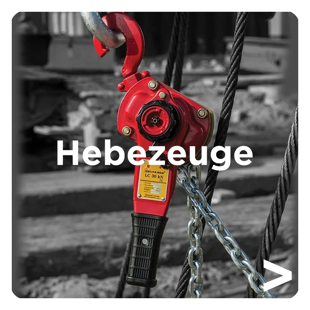 Kategorie Hebezeuge für das Heben und Bewegen von Lasten in Industrie und Handwerk