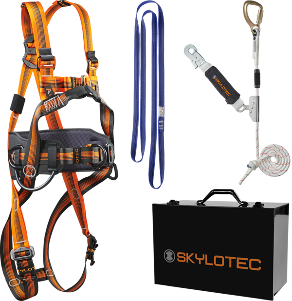 SKYLOTEC - Auffanggurt-Set mit mitlaufendem Auffanggerät KIT 1