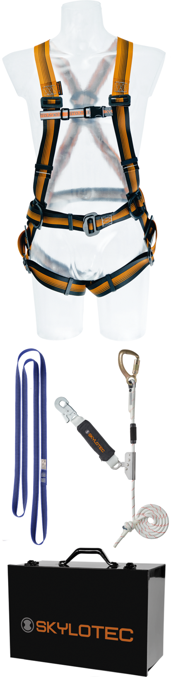 SKYLOTEC - Auffanggurt-Set mit mitlaufendem Auffanggerät KIT 3