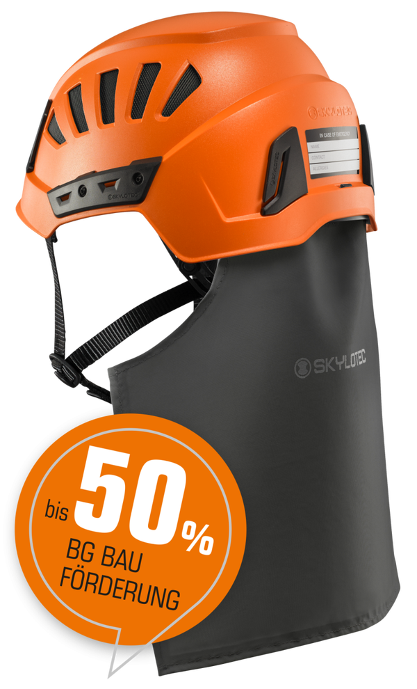 SKYLOTEC - Industriehelm mit integriertem Nackenschutz KIT INCEPTOR GRX + NECKX