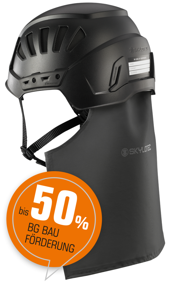 SKYLOTEC - Industriehelm mit integriertem Nackenschutz KIT INCEPTOR GRX + NECKX