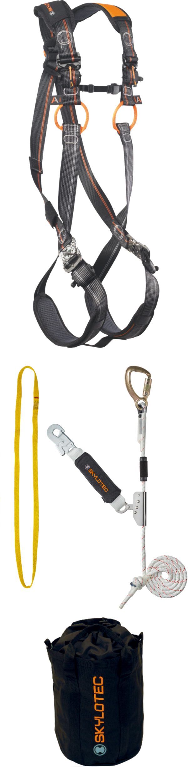 SKYLOTEC - Auffanggurt-Set mit mitlaufendem Auffanggerät KIT OMNION