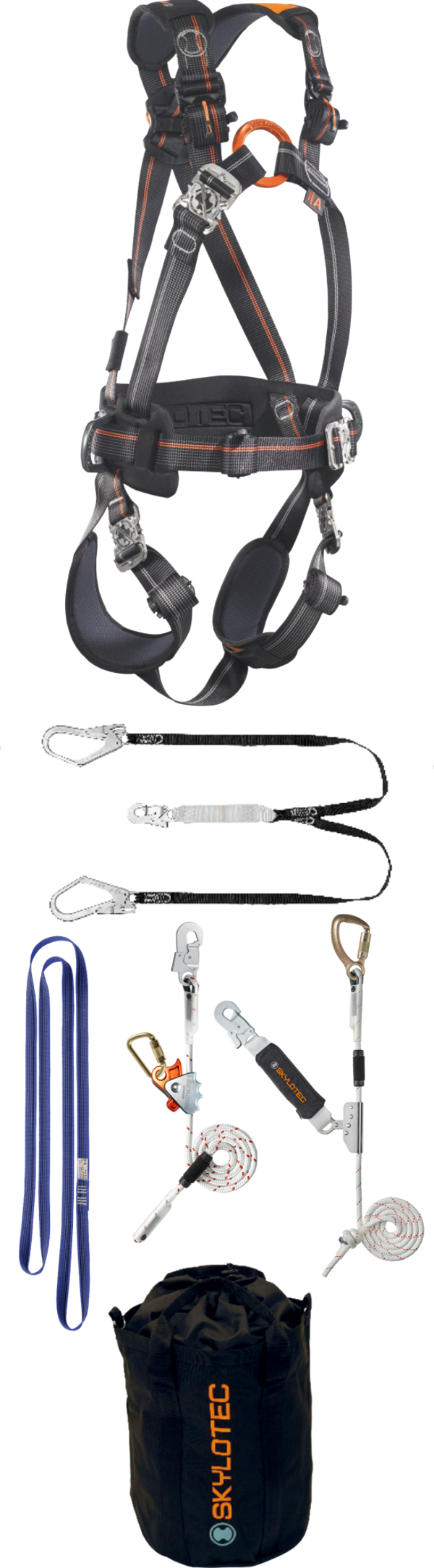 SKYLOTEC - Auffanggurt-Set mit mitlaufendem Auffanggerät KIT PERFORMION