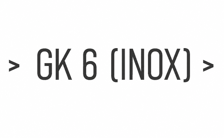 Hochwertige Ketten-Beschlagteile der Güteklasse 6 (INOX Edelstahl), einschließlich Haken, Verbindungsgliedern und Aufhängeringen, ideal für vielseitige Hebe- und Anschlagarbeiten.