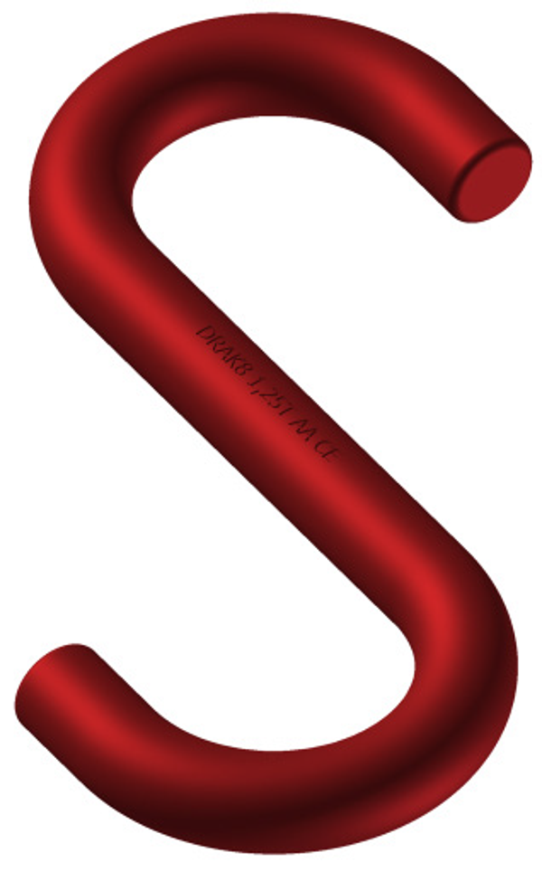 Hochfeste S-Haken, offene Form, Standardausführung