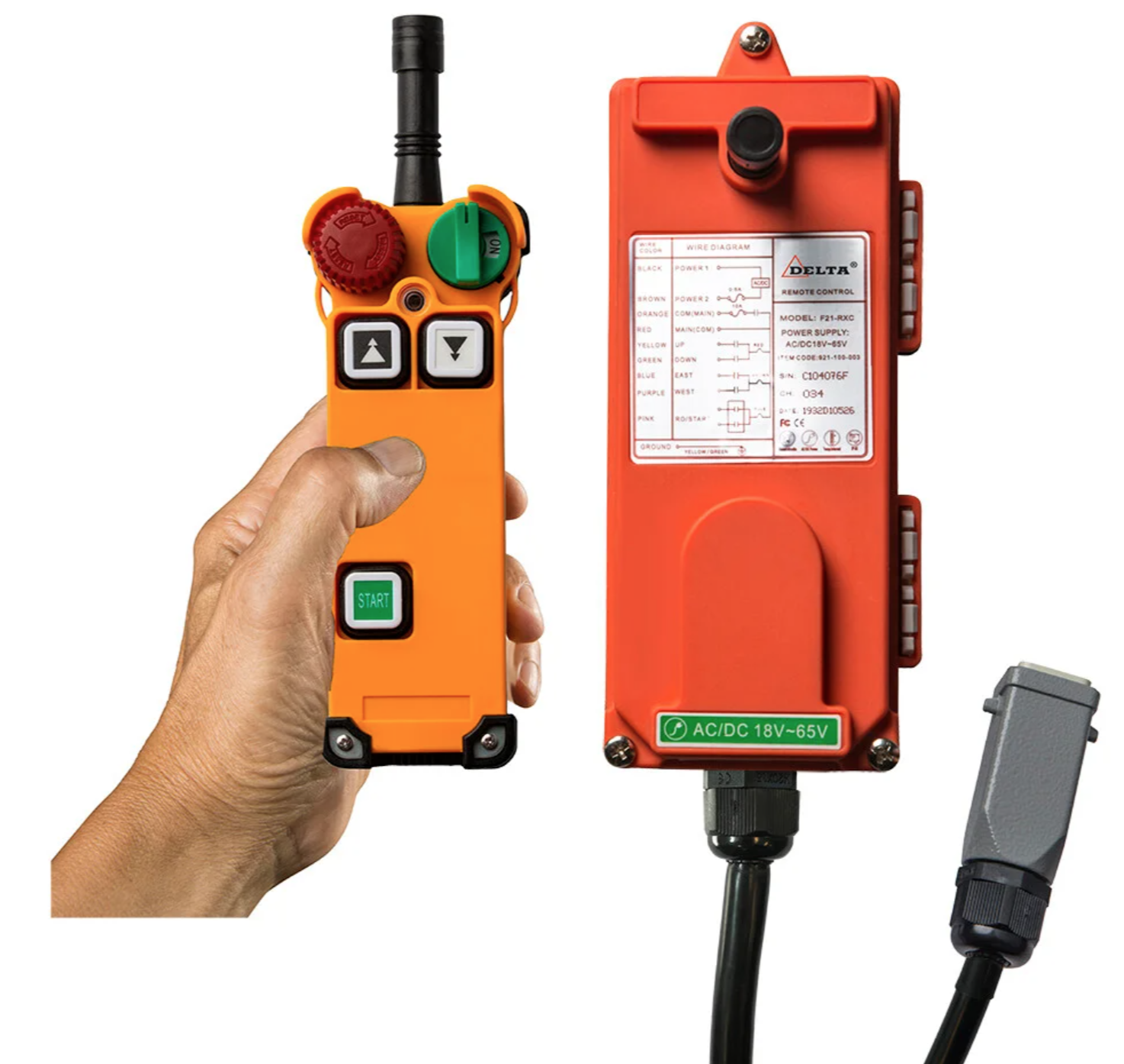 Zubehör für Elektrokettenzüge und passende Bedienelemente