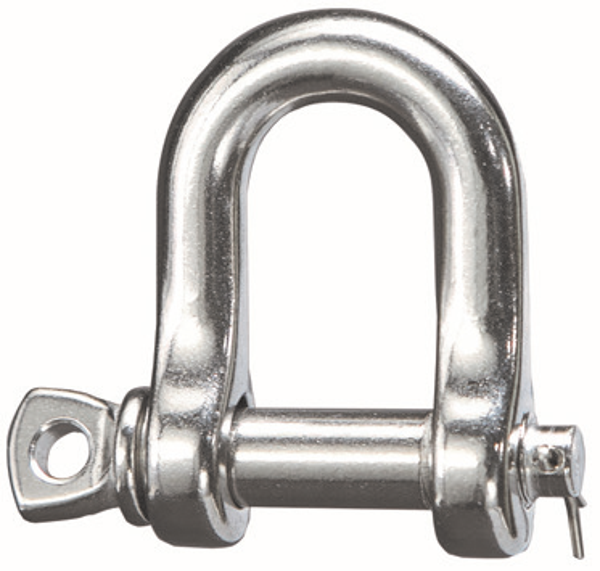 Edelstahl Schäkel, gerade Form, mit Splint