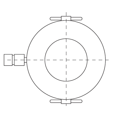 Maßzeichnungen und Abmessungen von Simson Zylinder mit Sicherungsmutter