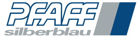 PFAFF-silberblau Logo – Hersteller für Hebezeuge, Winden und Fördertechnik im KSS-Hebeshop.