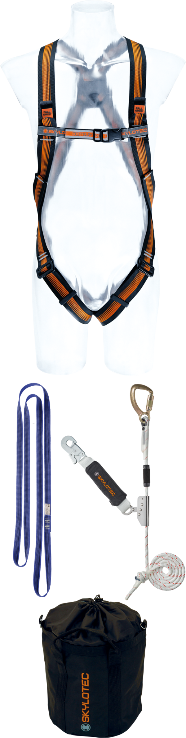 SKYLOTEC - Auffanggurt-Set mit mitlaufendem Auffanggerät SAFETY KIT CS 2