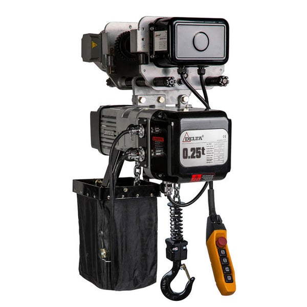 DELTA Elektrischer Kettenzug DTS - 400V - mit elektrischem Fahrwerk