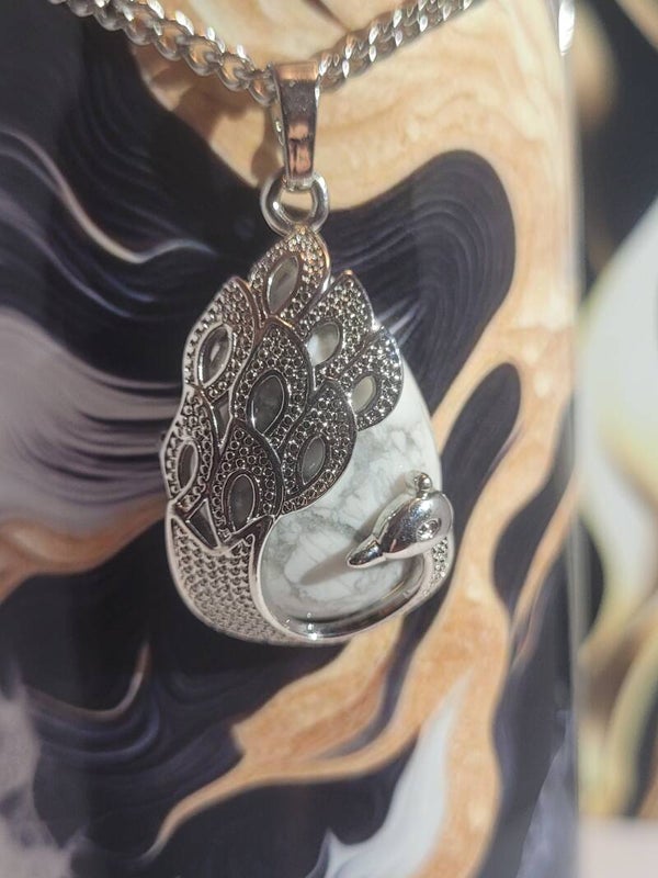 Natural Gemstone Pendant Necklace