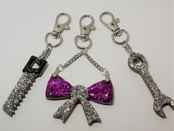 Glitter Key-chains/Bag Charms Collection