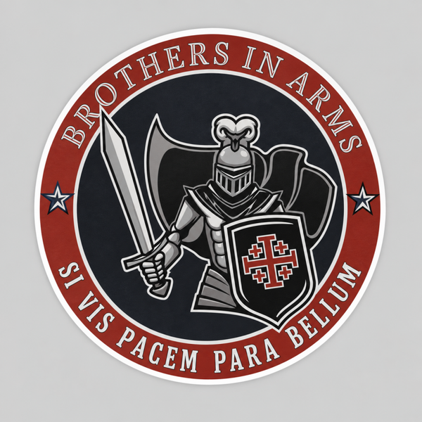 Sticker Brothers In Arms – Chevalier - Si Vis Pacem Para Bellum