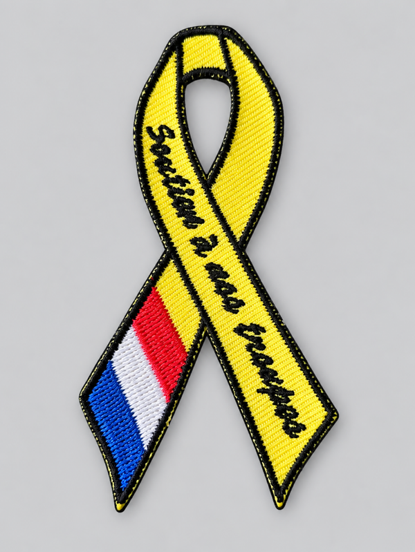 Patch Ruban jaune – Soutien à nos troupes